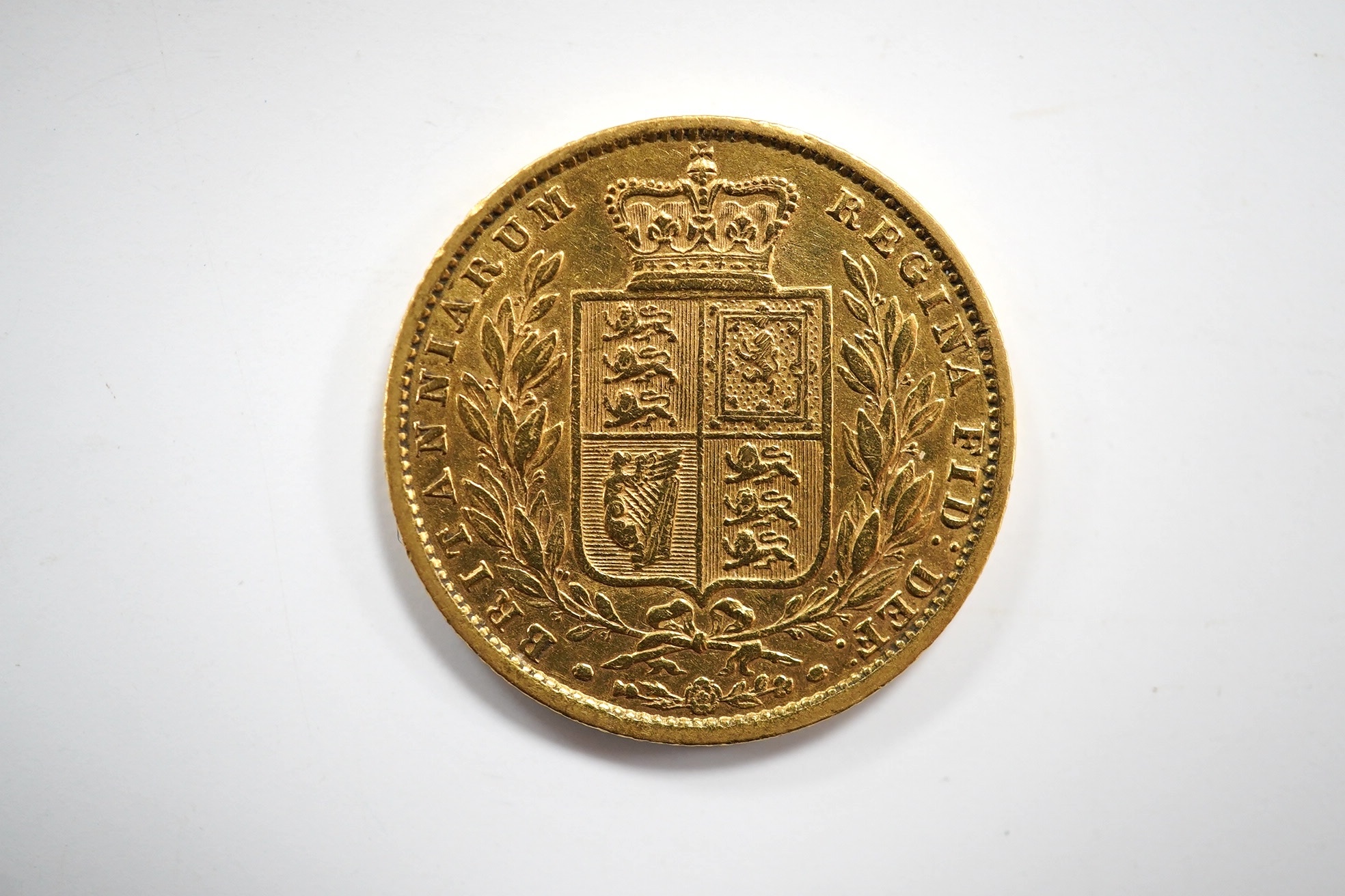 British gold coins, Victoria gold sovereign 1856, VG or better